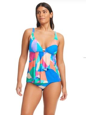 Beyond Control Tankini Top (no bottoms) Sz 10